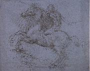 Study fur the Sforza monument LEONARDO da Vinci